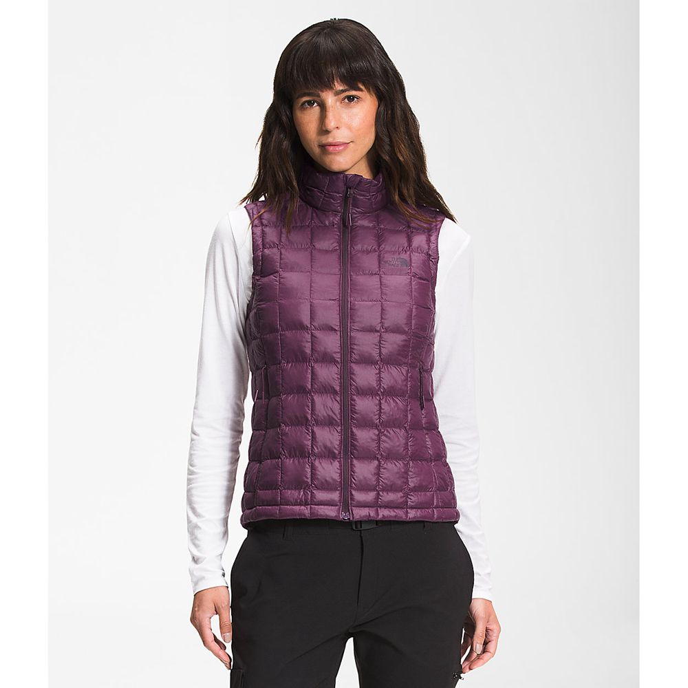 The North Face Vests Womens Australia - The North Face Thermoball™ Eco 2.0 Burgundy / Black (QKV-483